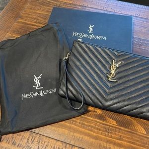 Authentic YSL Chevron Bag